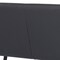 Armen Living Coronado Contemporary Bench in Brushed Gray Powder Coated Finish and Gray Fabric LCCDBEBG - alternate 2